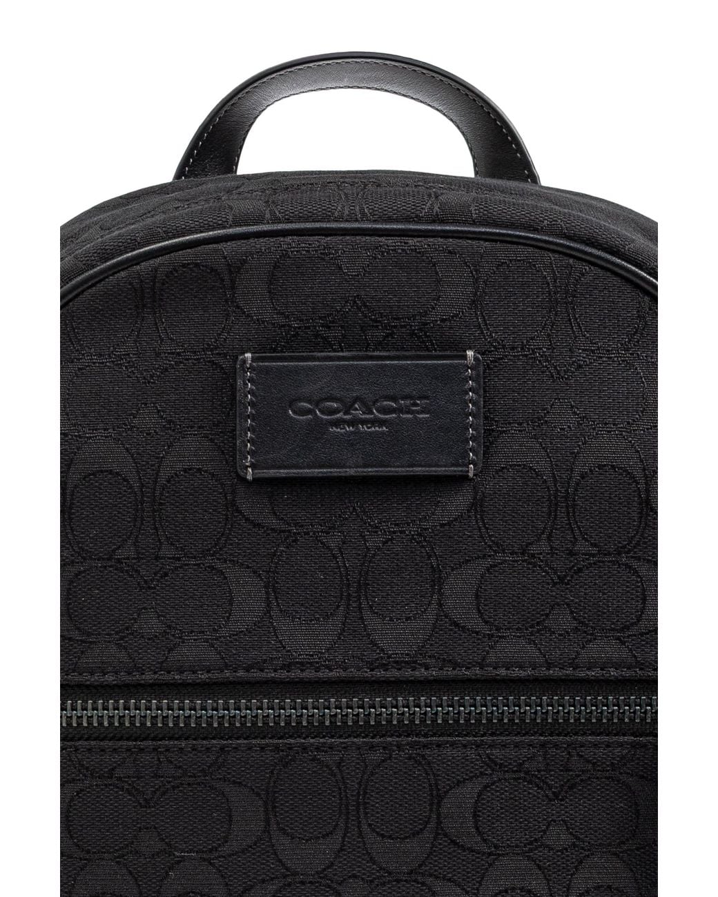 COACH Black Backpack Theo for men