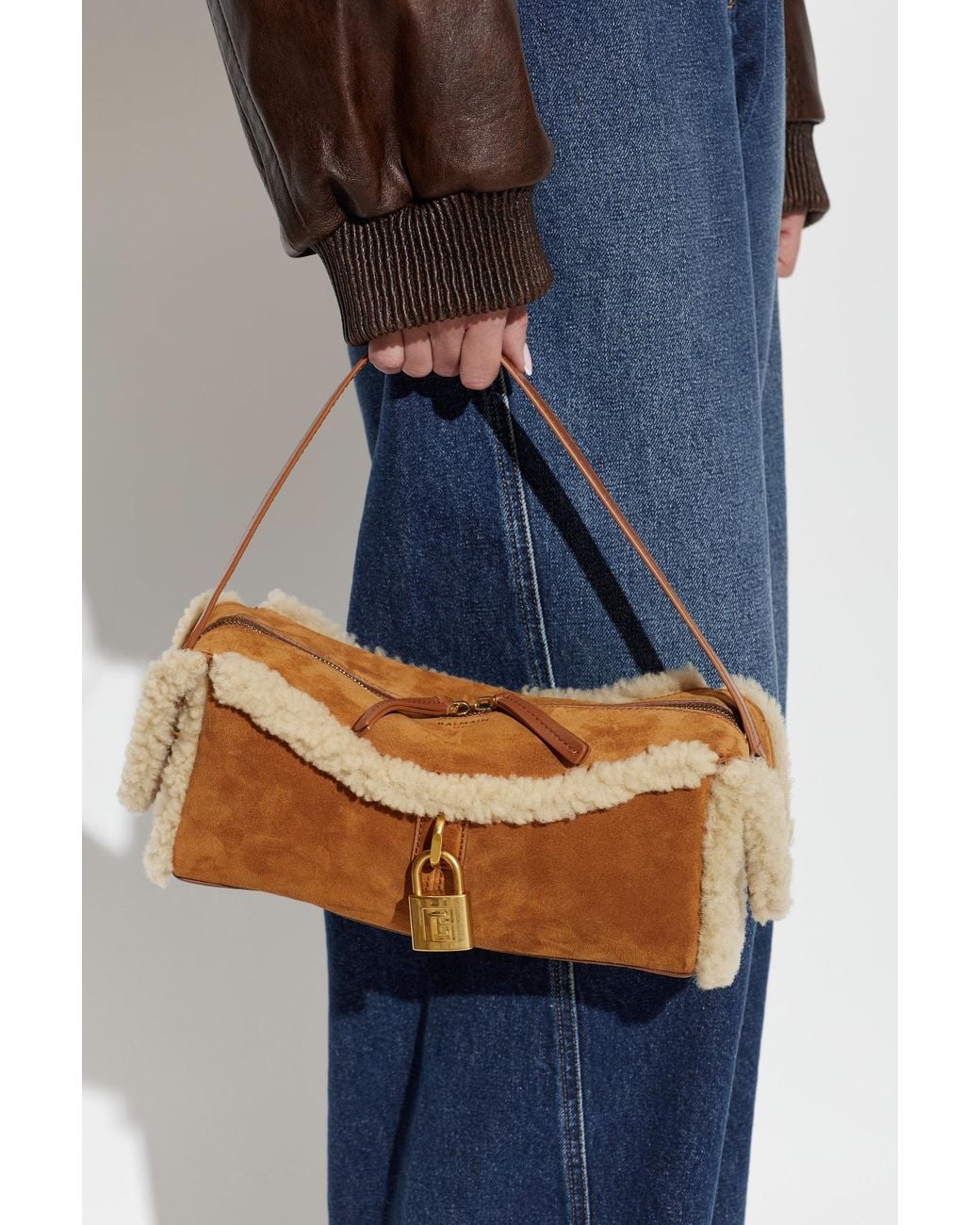 Balmain White Pulse Small Bag