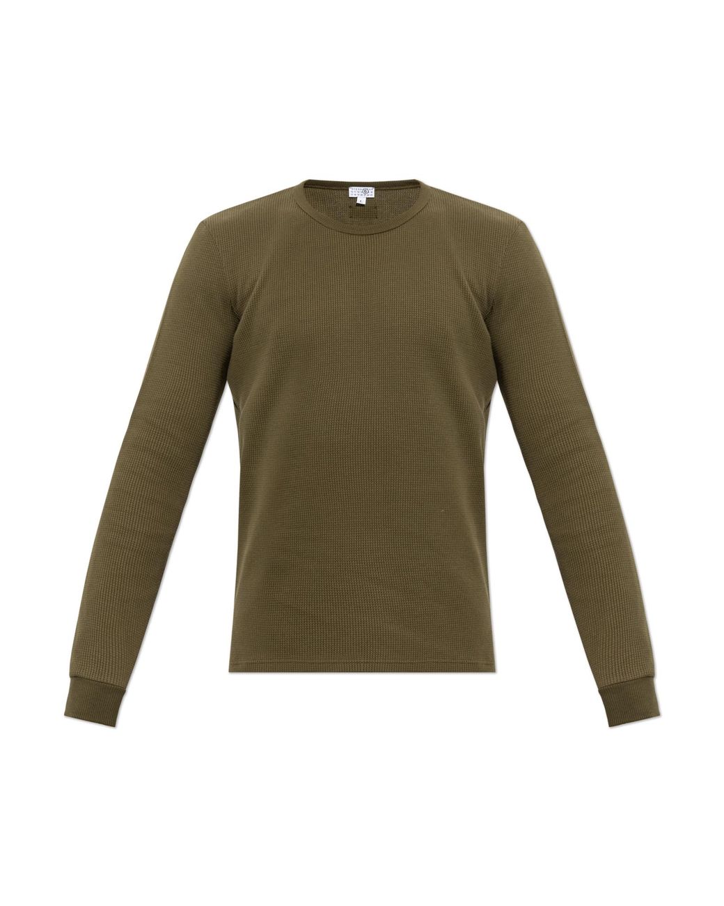 MM6 by Maison Margiela Green T-Shirt From The 'Underwear' Line for men