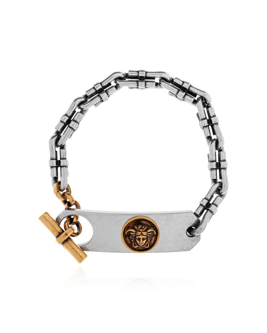 Versace Metallic Bracelet With Medusa Head for men