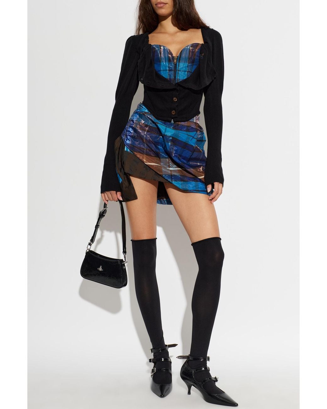 Vivienne Westwood Blue "Zora Mini" Skirt