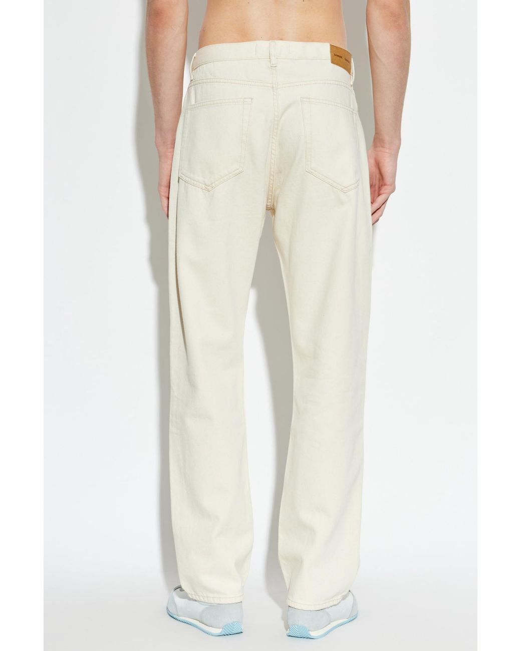 Samsøe & Samsøe White Jeans "Saddie" for men