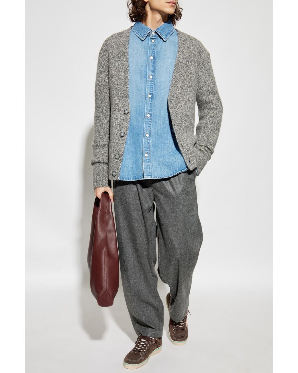 Jacquemus Blue De-Nimes Simon Denim Shirt for men