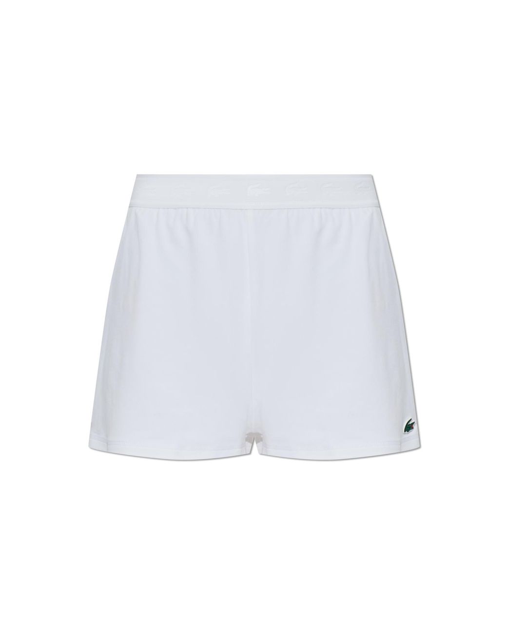 Lacoste White Training Shorts