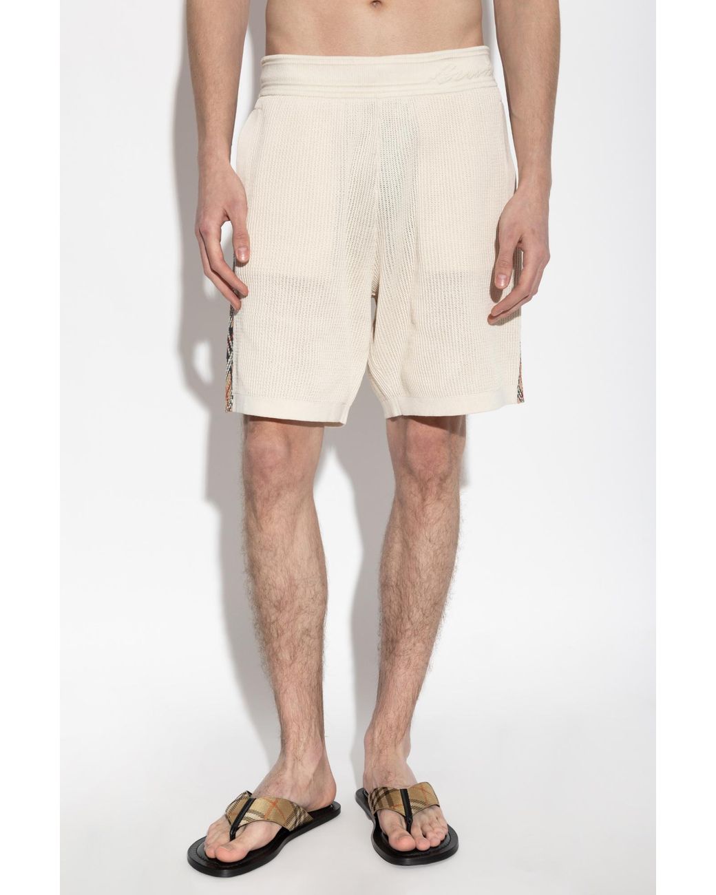 Burberry Natural "Tennyson" Shorts for men