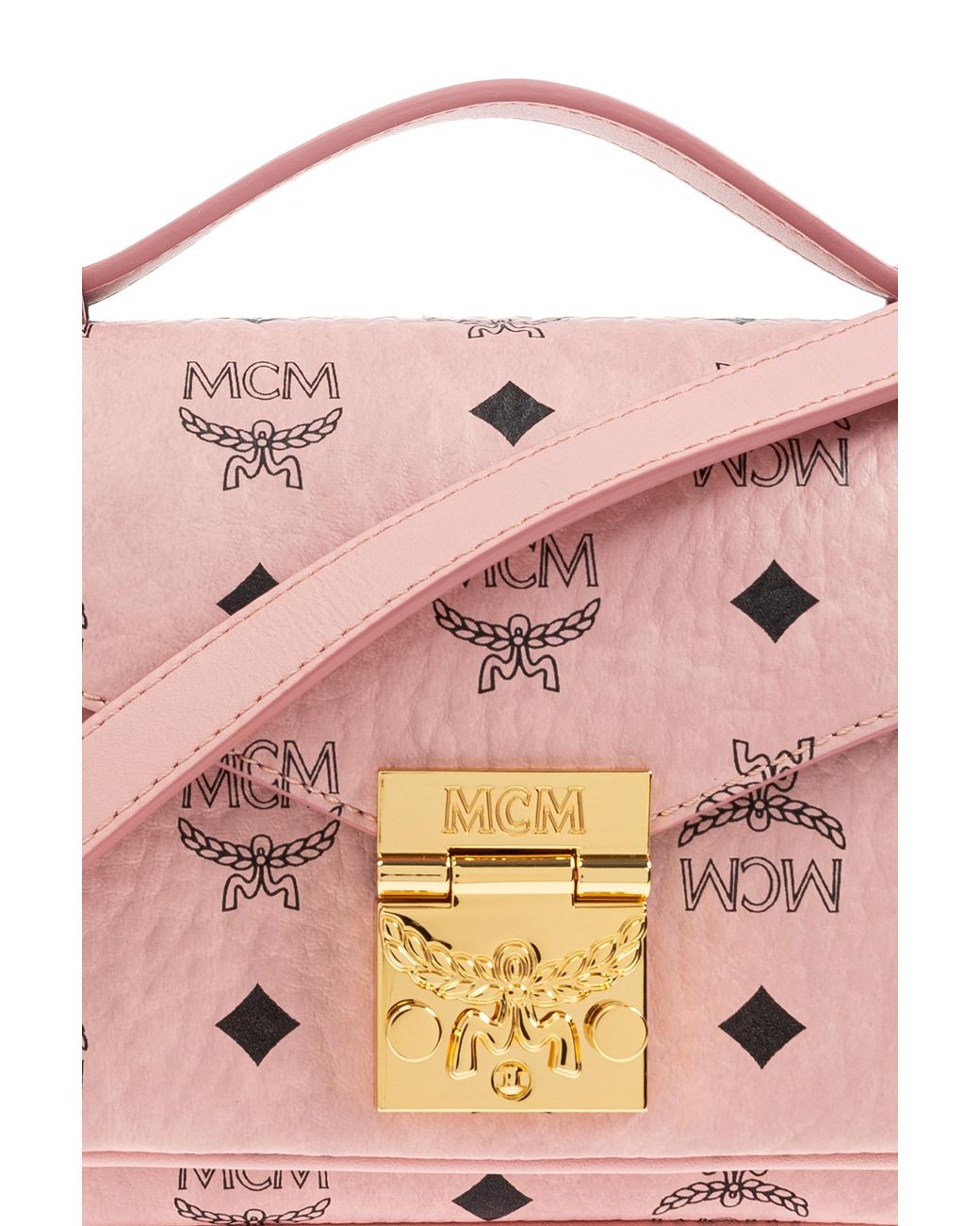 MCM Pink Handbag "Tracy Medium"