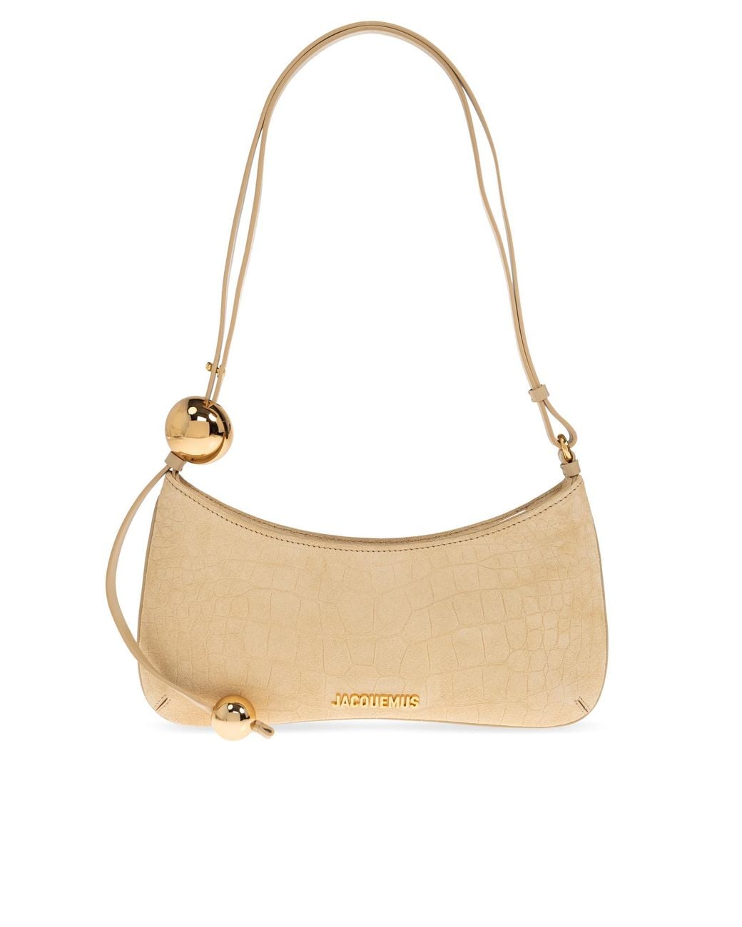 Jacquemus White Shoulder Bag 'Le Bisou Perle'