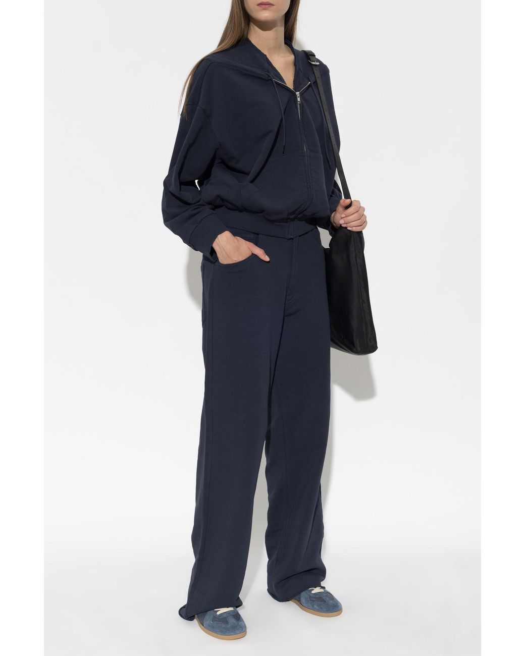 MM6 by Maison Margiela Blue 'Oversize' Sweatshirt