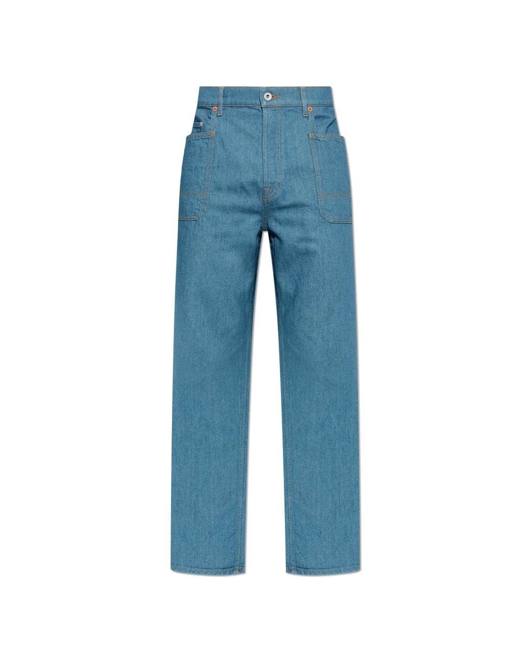 KENZO Blue Straight-Leg Jeans for men