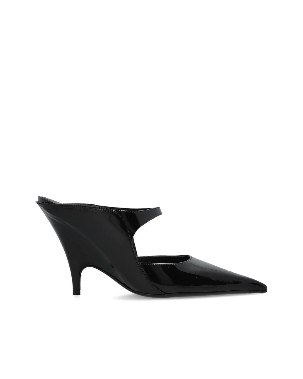 Ferragamo Black 'Jasir' Wedge Mules