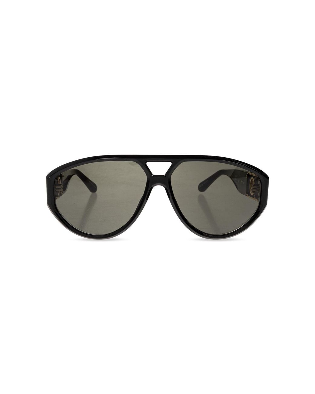 Linda Farrow Black 'Portia' Sunglasses