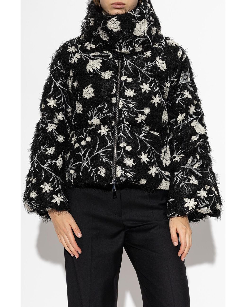Moncler Black 'Perroquet' Down Jacket