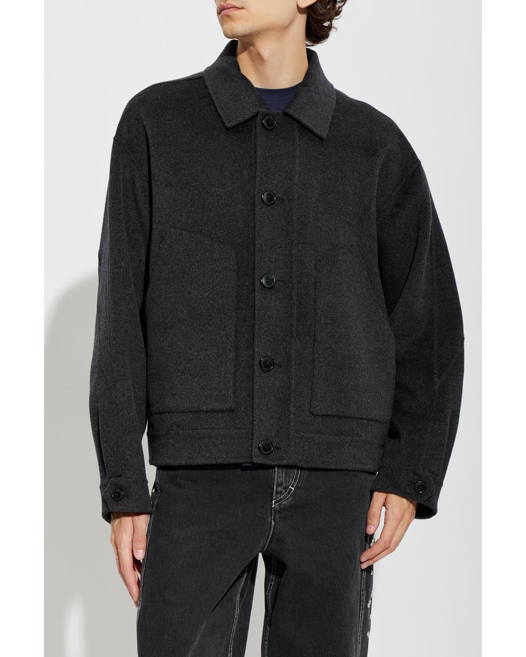 Isabel Marant Black Wool Jacket "Casper" for men