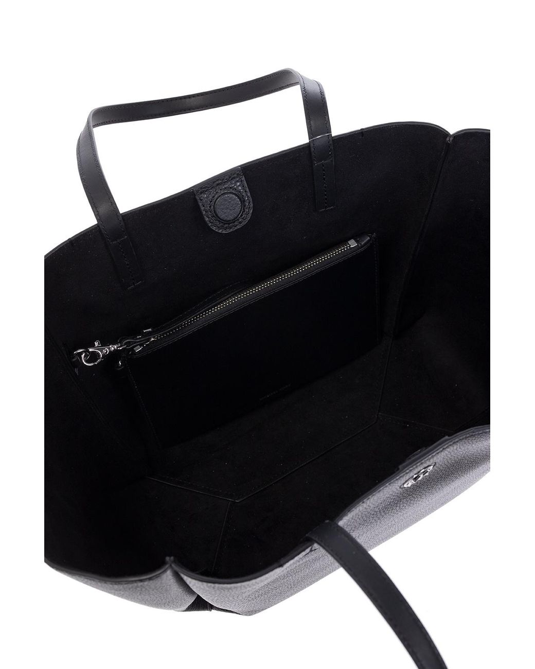 MICHAEL Michael Kors Leather 'freya' Shopper Bag in Black | Lyst