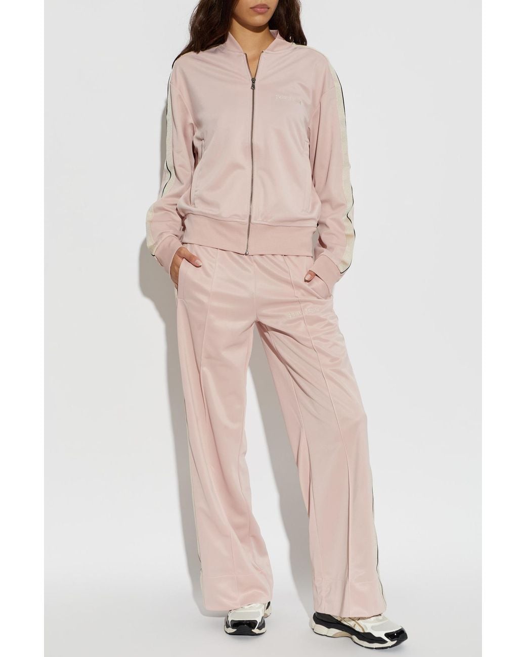 Palm Angels Pink Wide-Leg Trousers