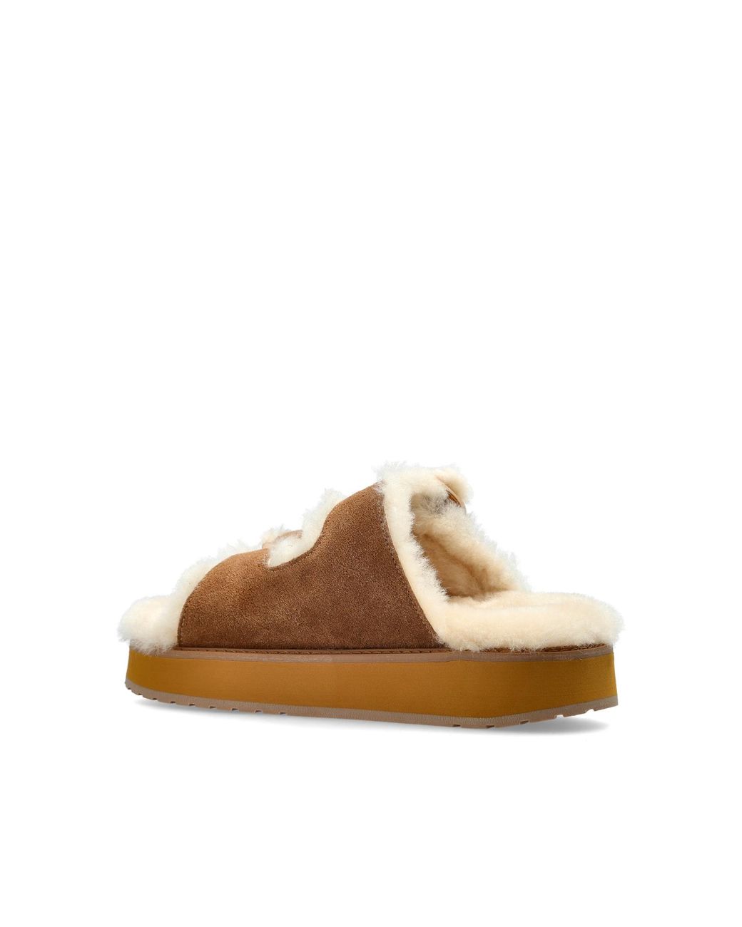 EMU Brown Suede 'Cabello' Platform Slides