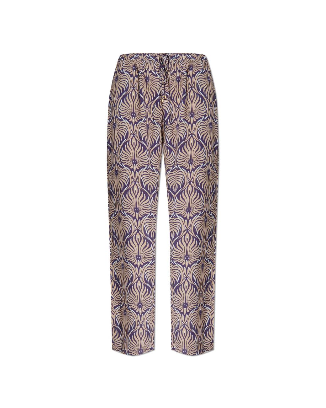 Hanro Purple Patterned Trousers