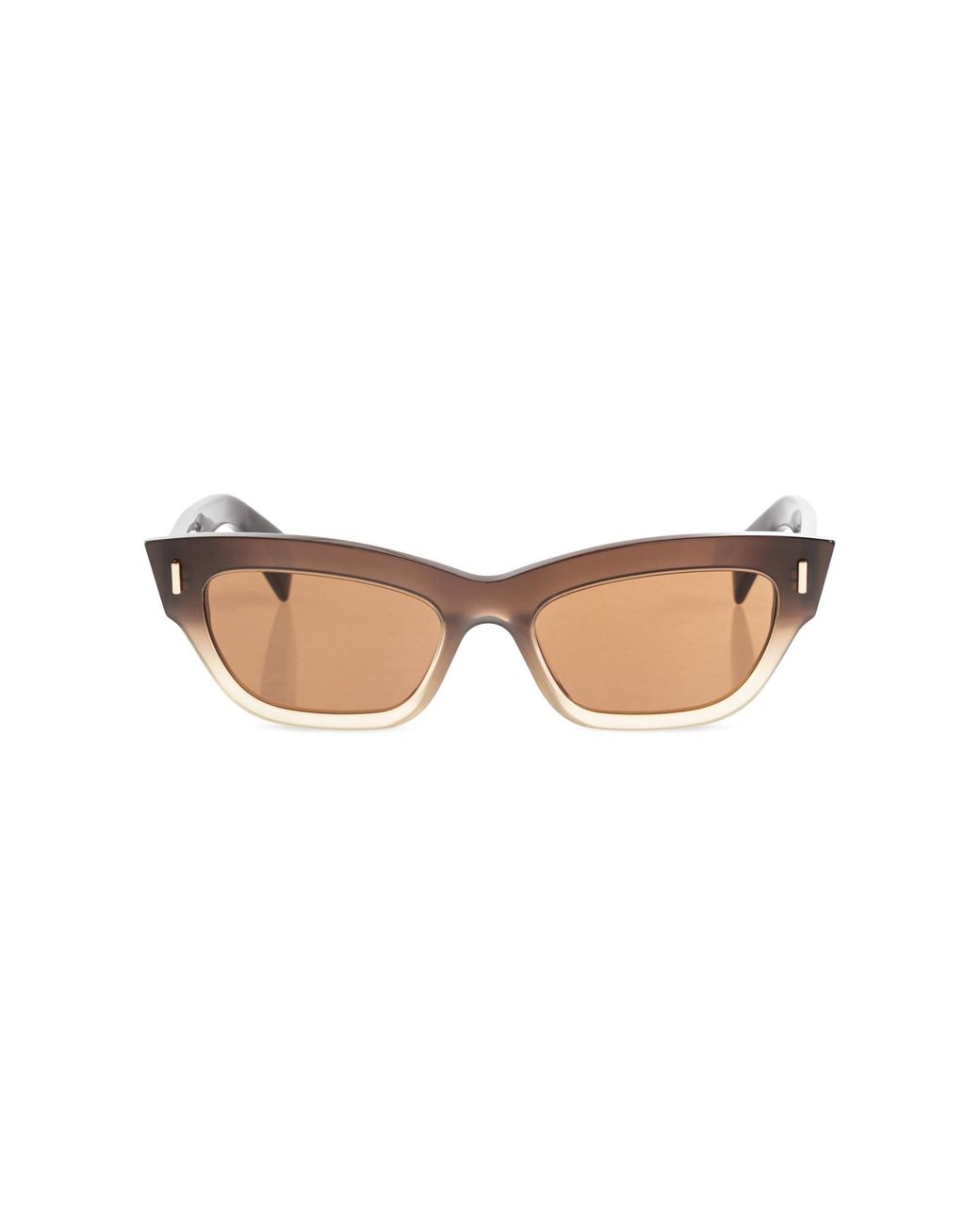McQueen White Sunglasses