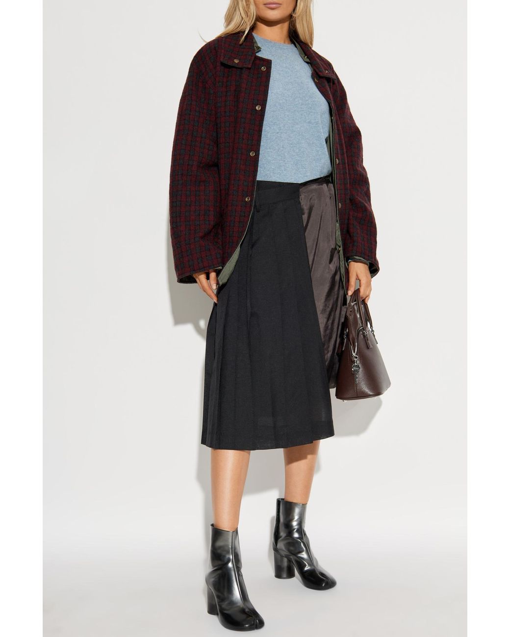 Maison Margiela Blue Wool Sweater