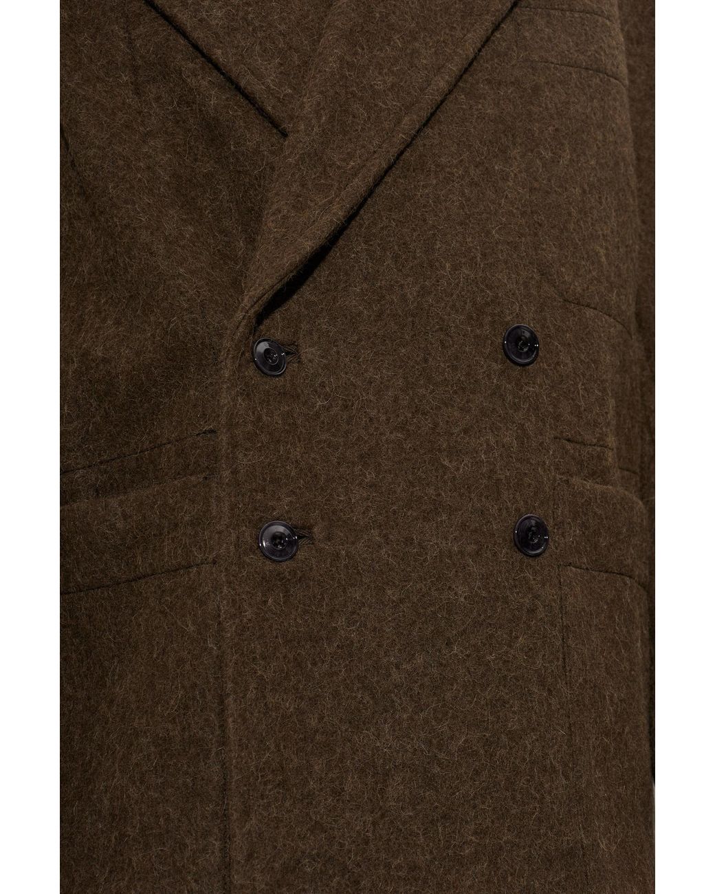 Lemaire Black Wool Jacket for men