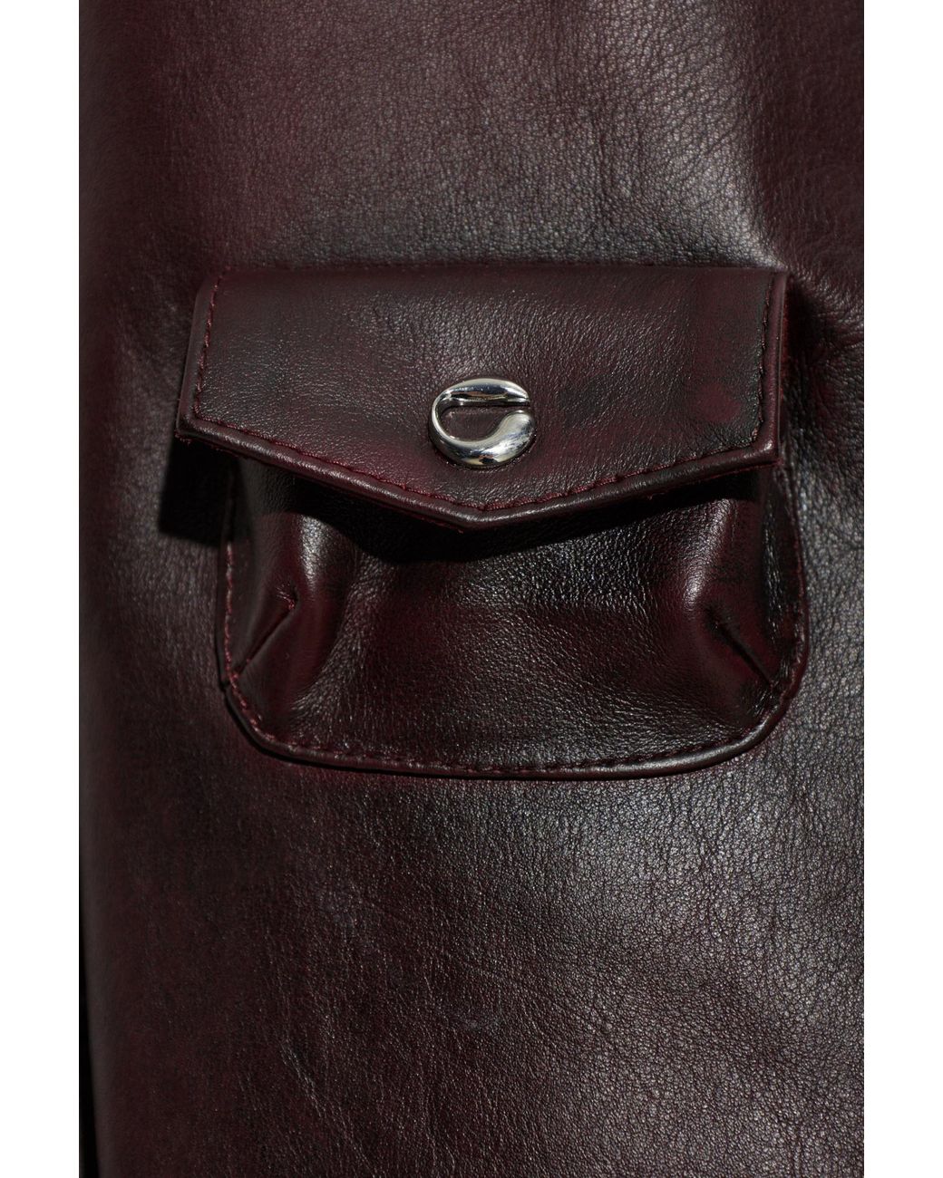Coperni Black Leather Jacket