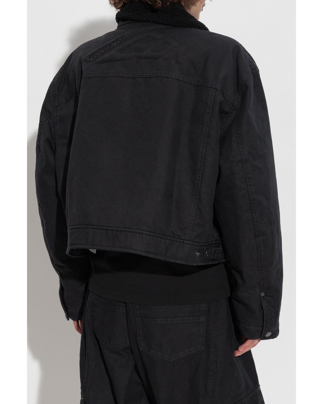 DSquared² Black Jacket With Collar