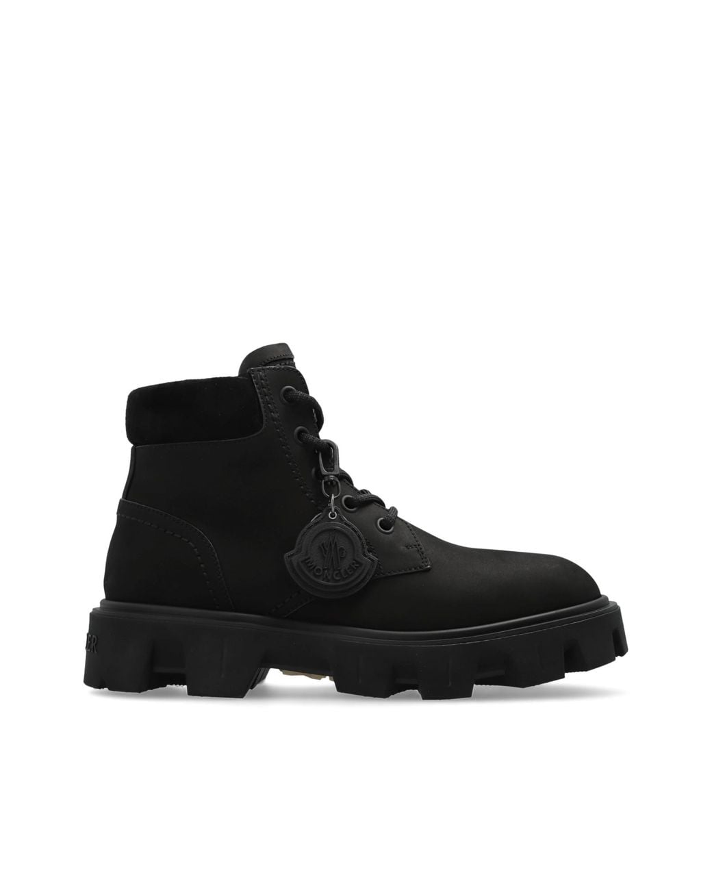 Moncler Black "Peak City" Trekking Boots for men