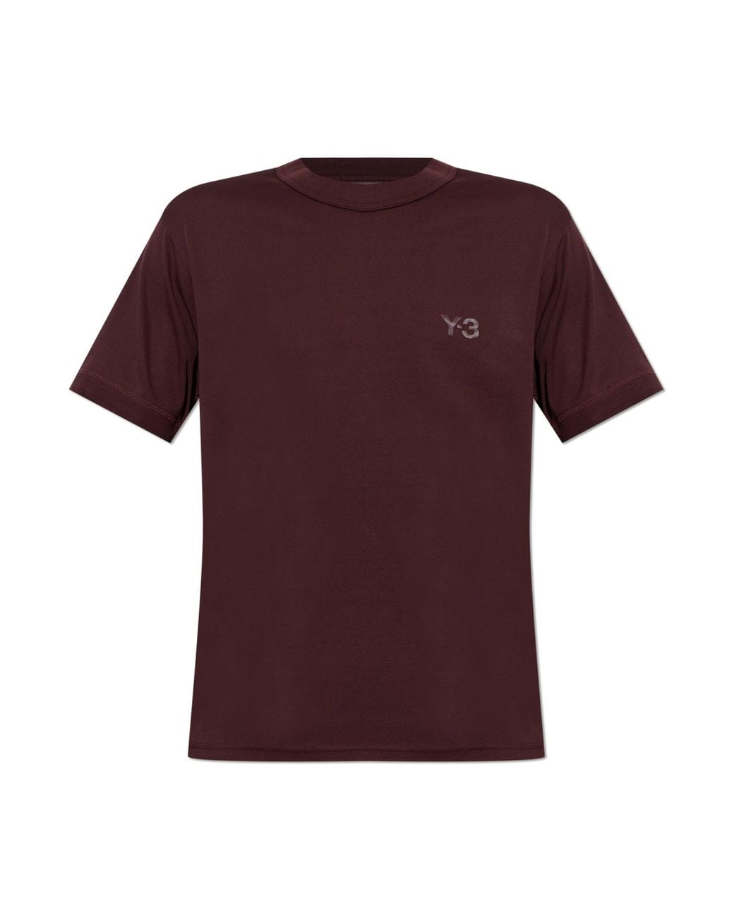 Y-3 Red T-Shirt With Logo for men