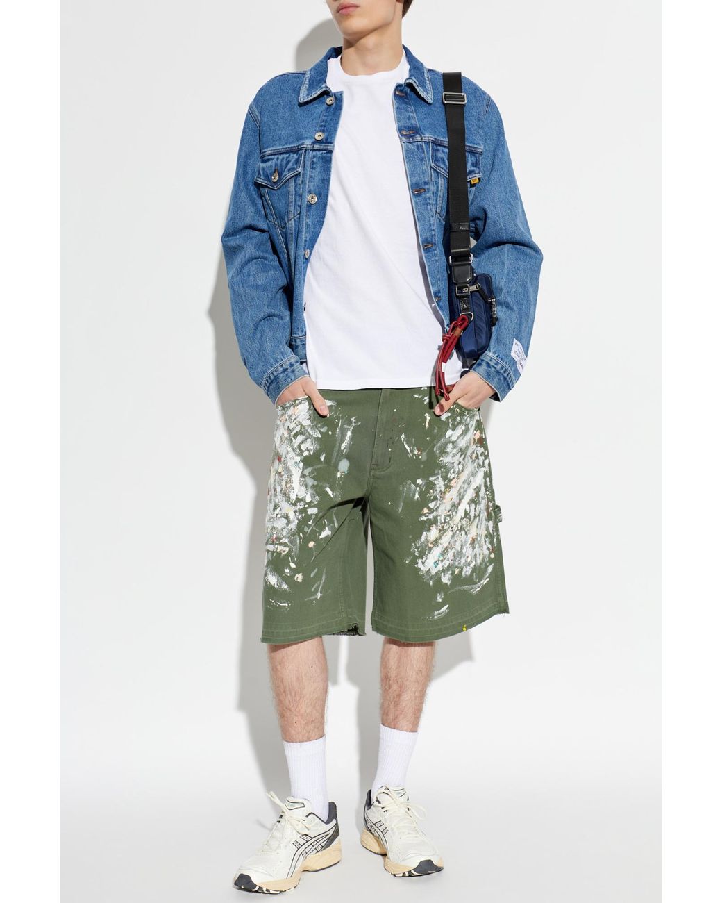 GALLERY DEPT. Blue Denim Jacket With Logo for men