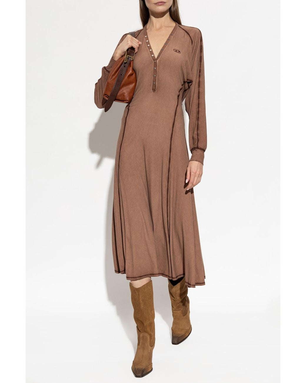 DIESEL Brown Dress 'D-Iserina'