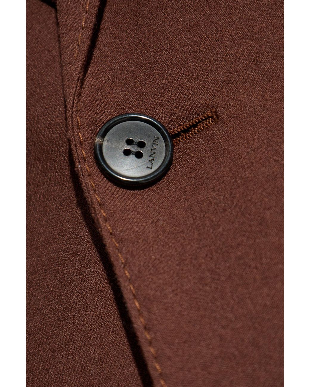 Lanvin Brown Wool Blazer for men