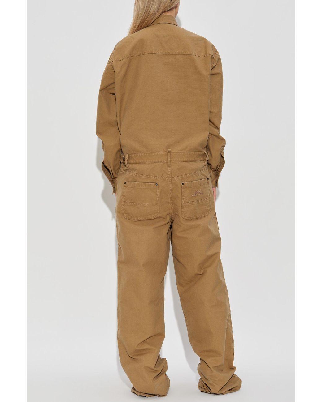 DSquared² Natural Cotton Jumpsuit
