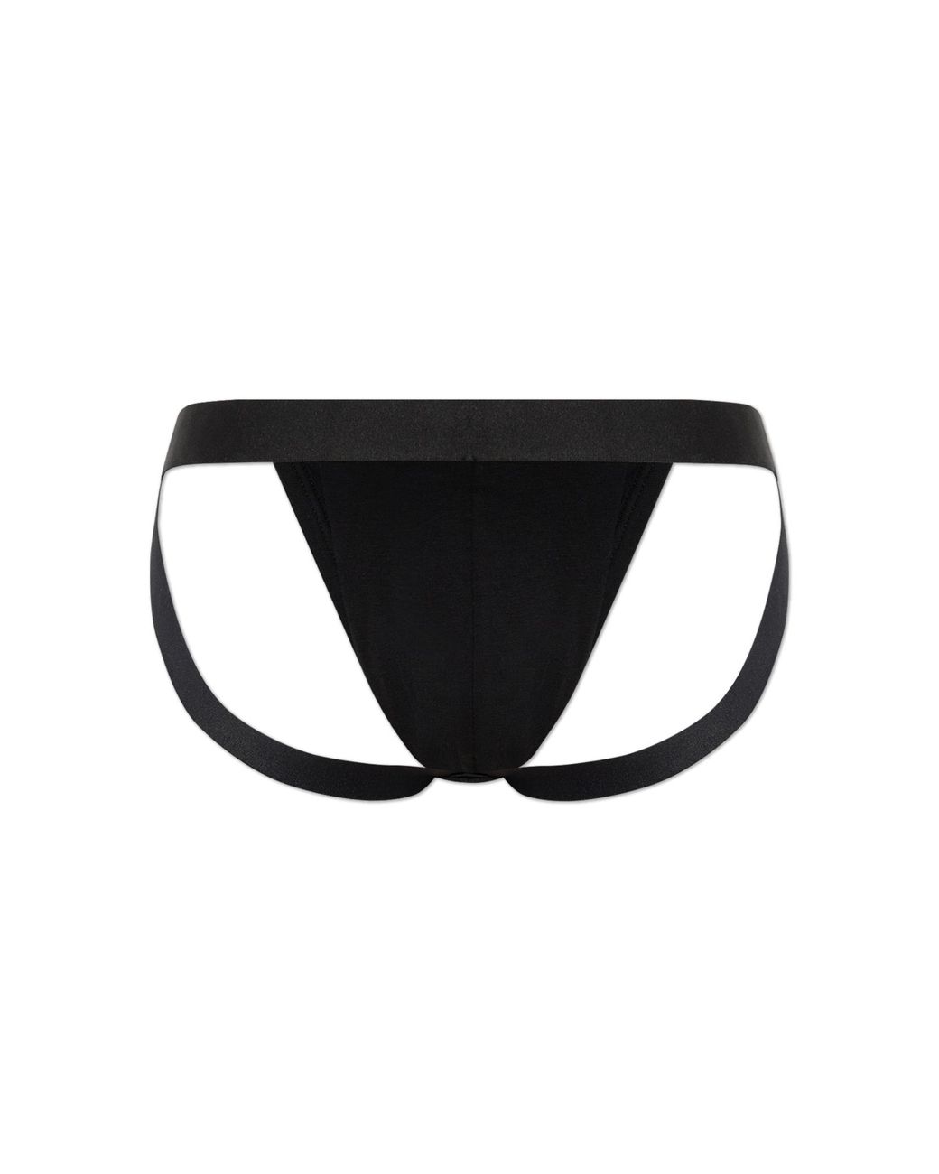 Vetements Black Cotton Jockstraps for men