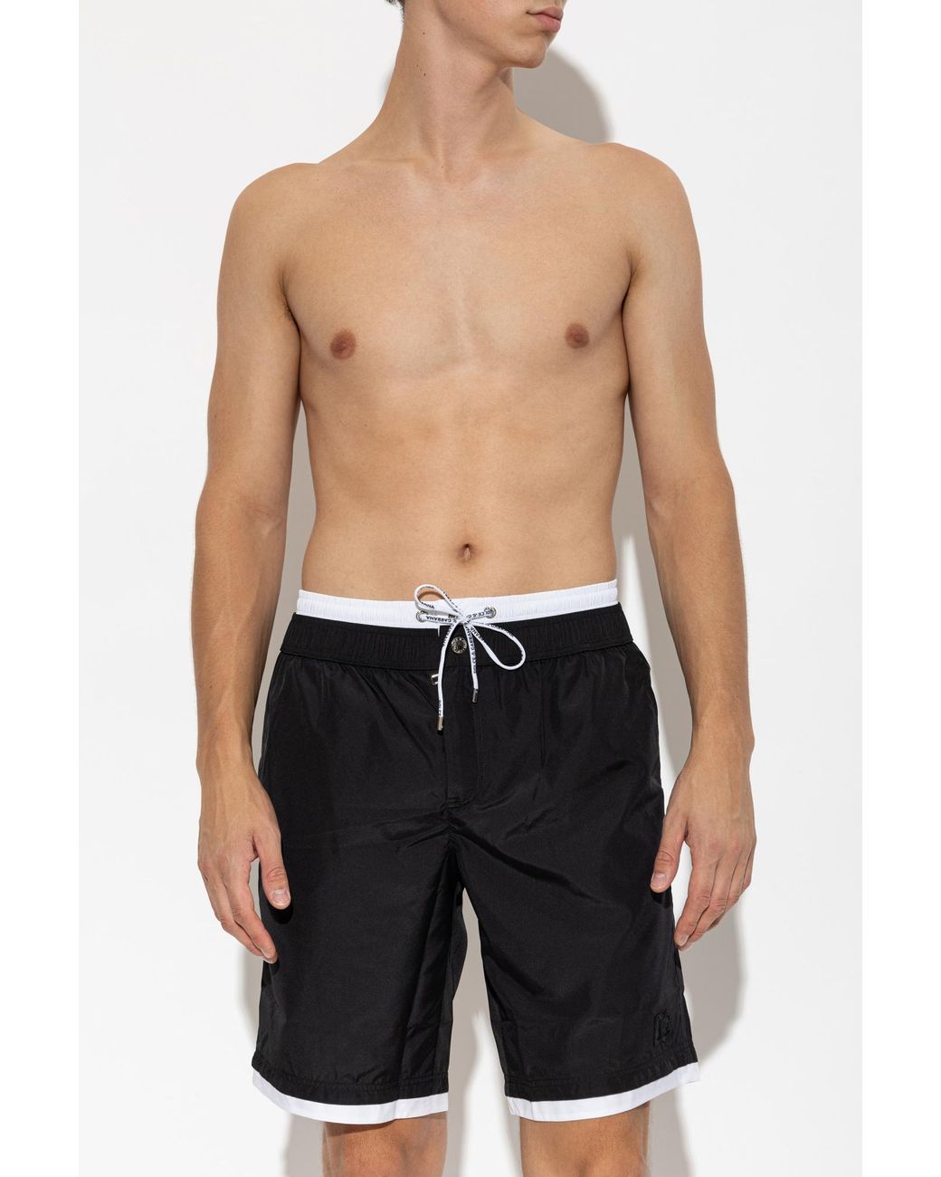Dolce & Gabbana Black Swim Shorts for men