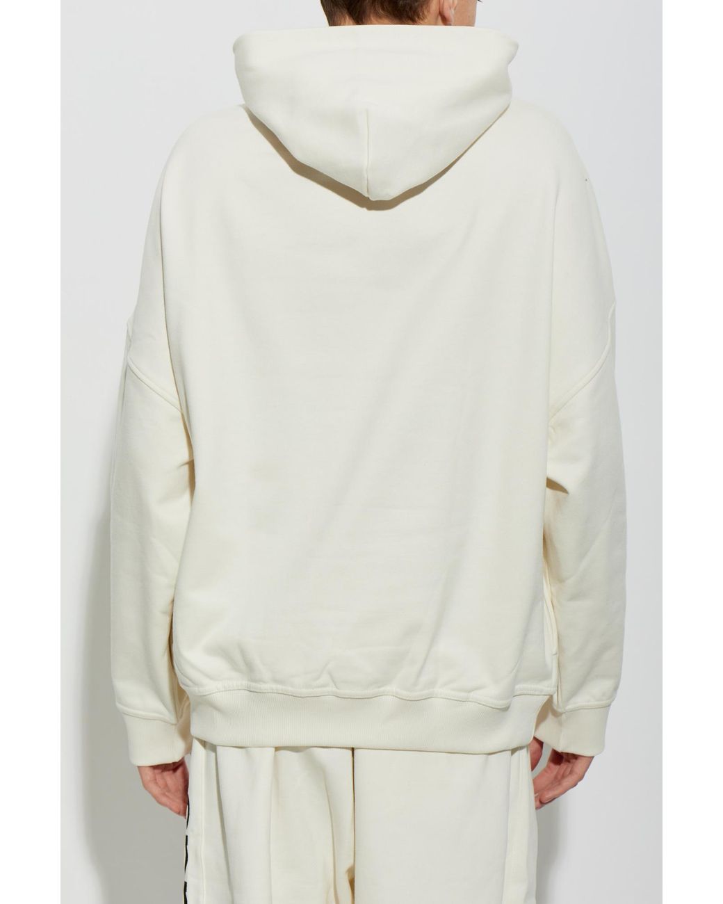 Adidas Originals White Oversize Hoodie for men