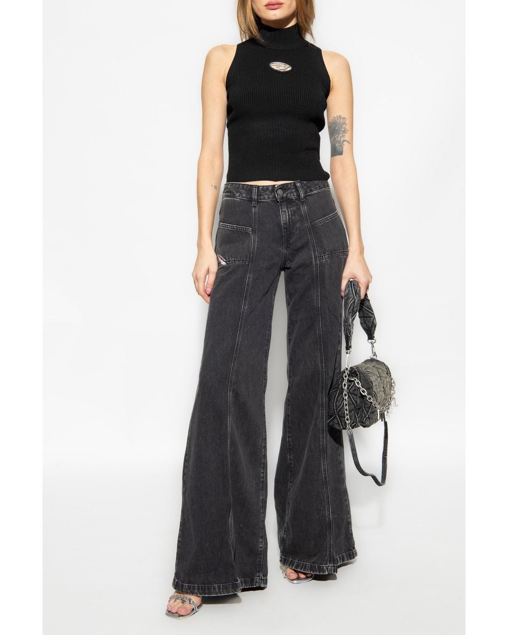 DIESEL Blue 'D-Akii A12808 L.32' Bootcut Jeans