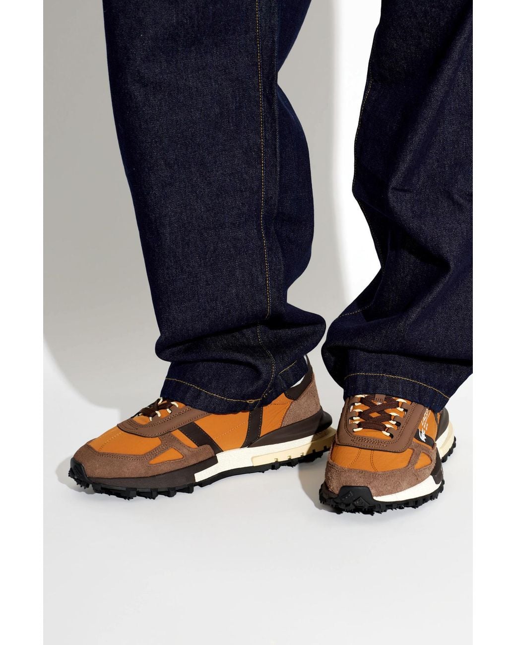 Lacoste Brown 'Elite Active 2263' Sports Shoes for men