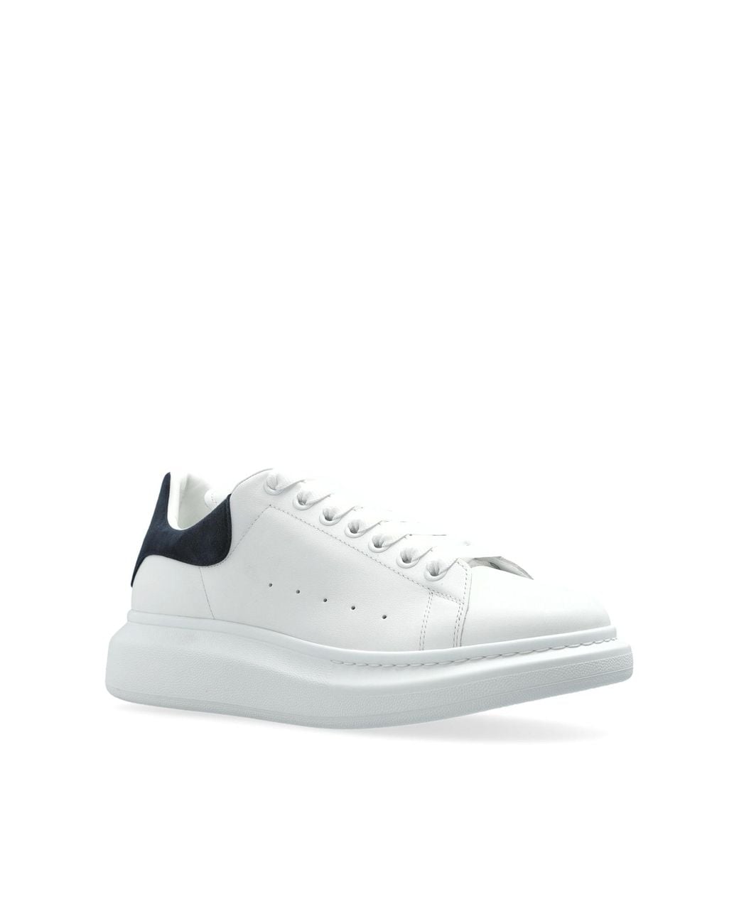 McQueen White Sports Shoes With Logo for men