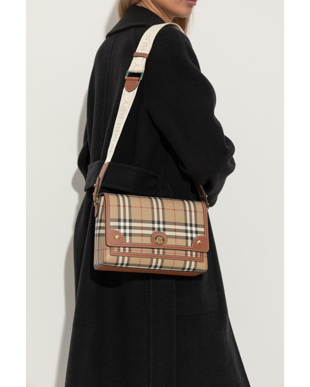 Burberry Natural Handbag "Note"