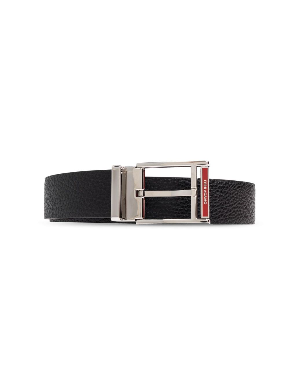 Ferragamo Black Double-Sided Belt for men