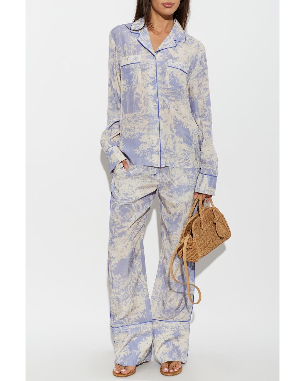 Off-White c/o Virgil Abloh White Printed Trousers
