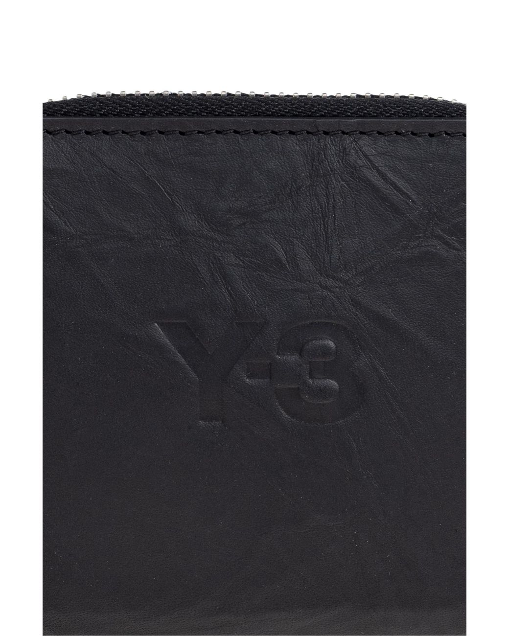 Y-3 Black Leather Wallet