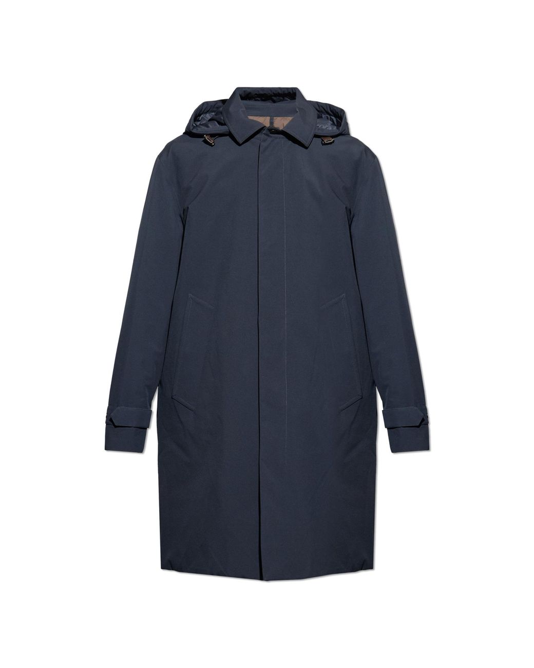 Moncler Blue Puffer Coat "Larezila" for men
