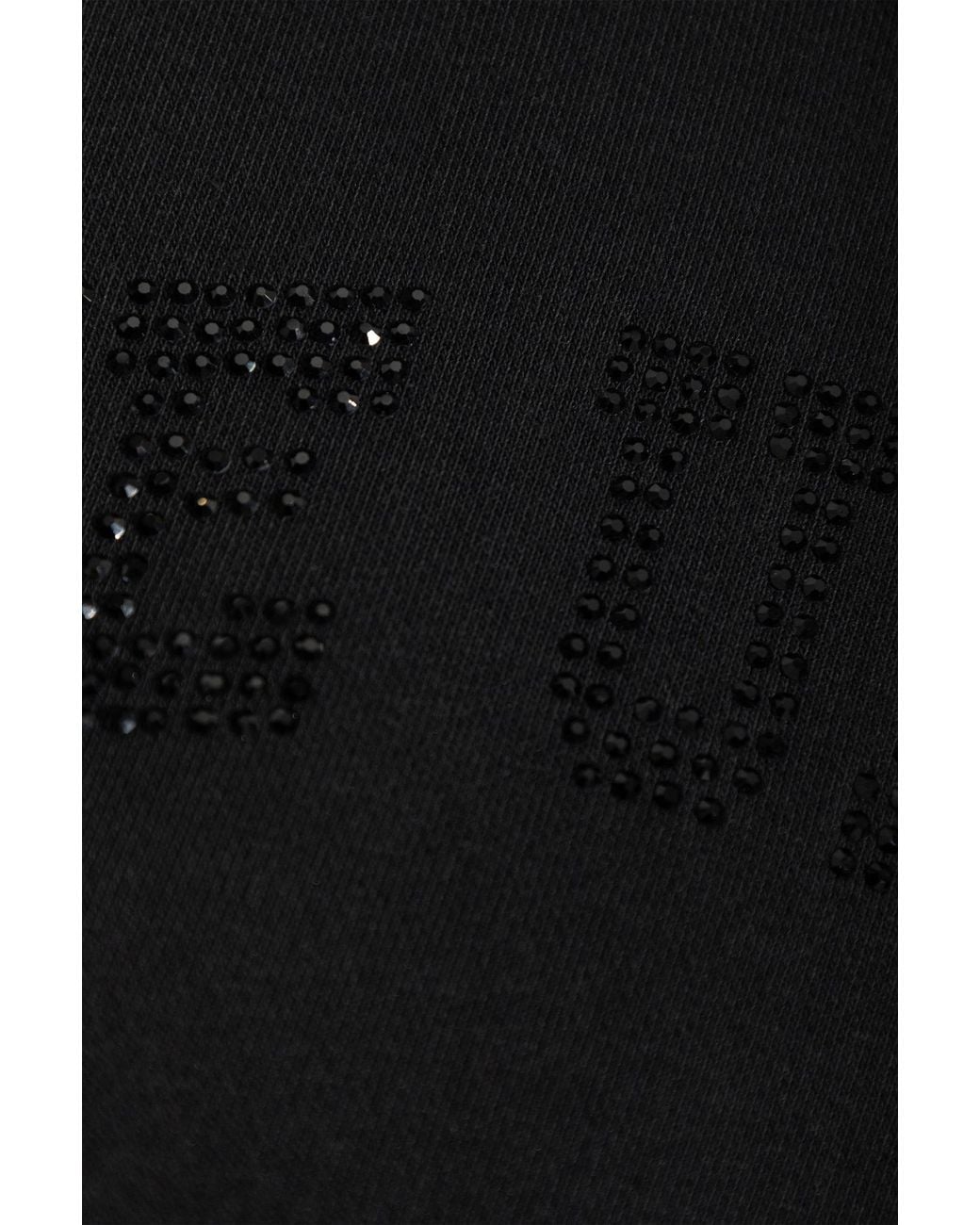 The Upside Black 'Paloma' Cotton Sweatshirt