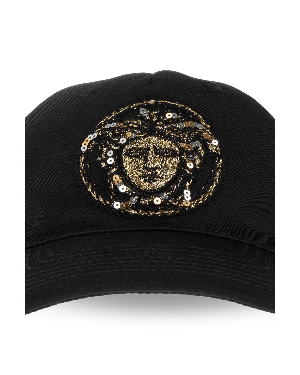 Versace Black Baseball Cap