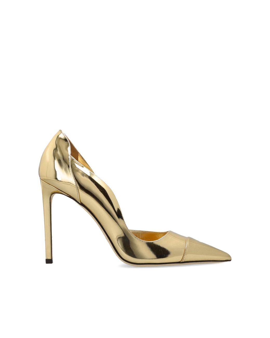 Jimmy Choo Metallic Heeled Shoes 'Brigitte'