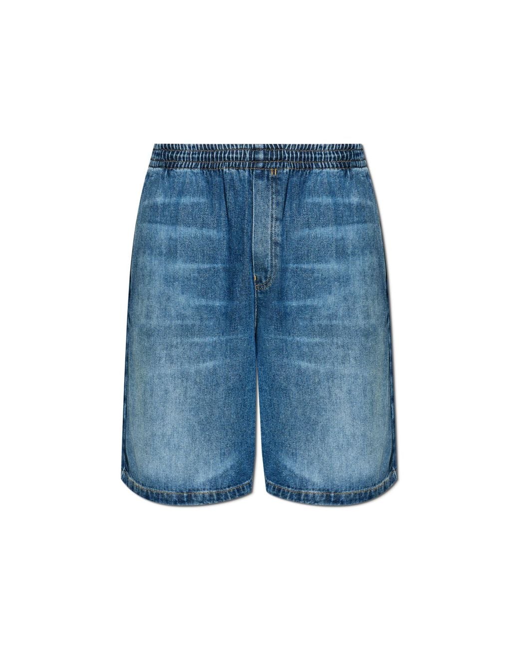 Versace Blue Denim Shorts for men