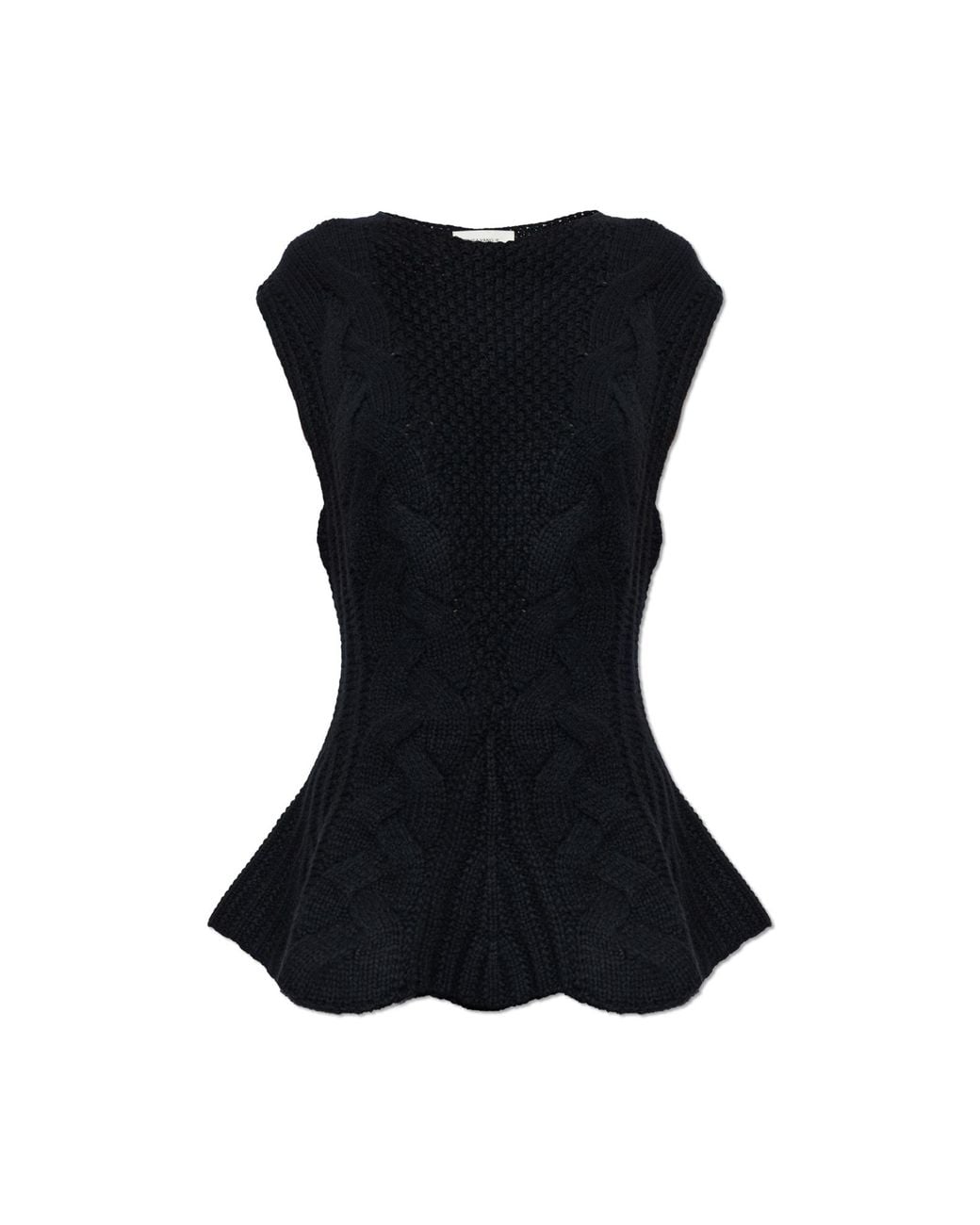 Lisa Yang Black 'Signy' Cashmere Top