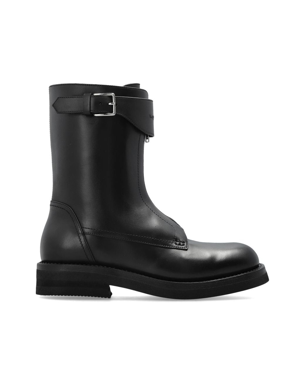 McQueen Black "Biker" Ankle Boots for men