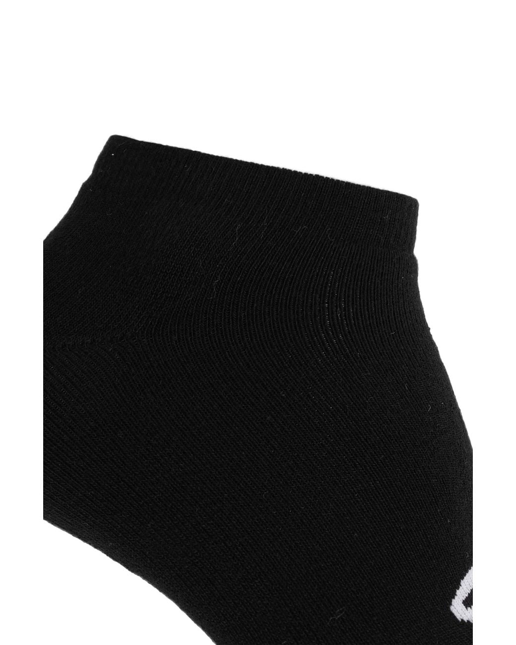 Emporio Armani Black Two-Pack Of Socks With Logo for men